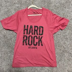 Hard Rock Cafe Bright Pink Logo T-Shirt